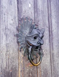Durham Cathedral Sanctuary Knocker, kopie van 12e-eeuws bronzen origineel